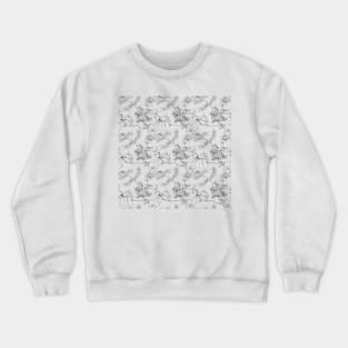 Floral Pattern Crewneck Sweatshirt